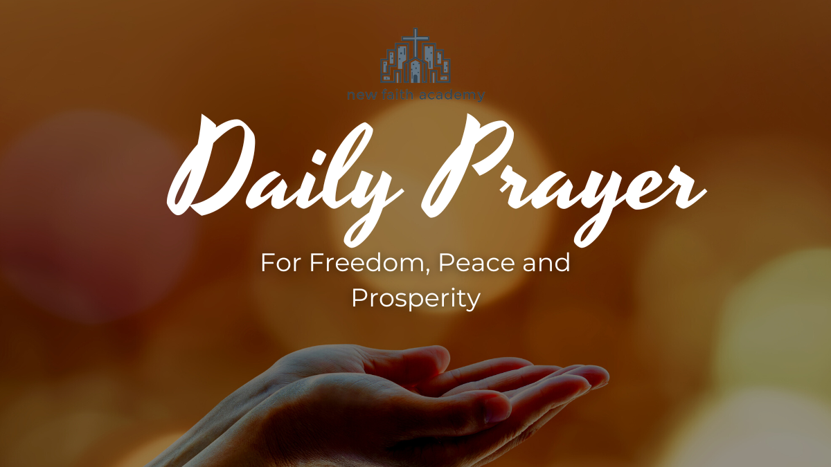 Daily Prayer for Freedom: October 2022