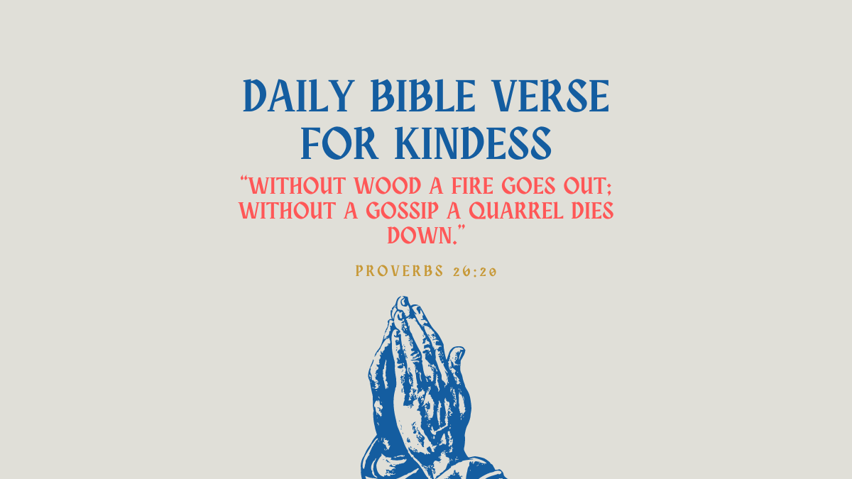 Daily Bible Verse For Kindness November 2022